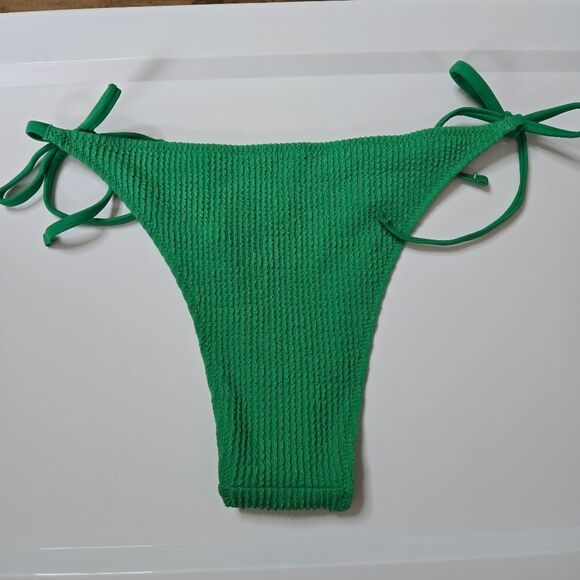 Aerie Green Cheeky Bikini Bottom - Picture 3 of 5